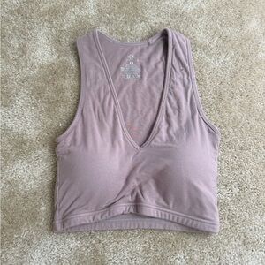 Klassy Network V-Neck Crop Top